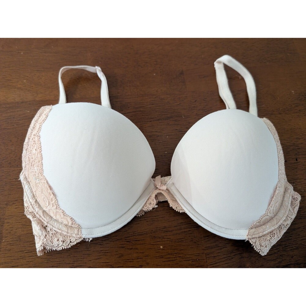 VICTORIA’S SECRET Bra DREAMS 34C blush Lace Push Up BRA